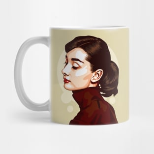 Audrey Hepburn - Vector Art Mug